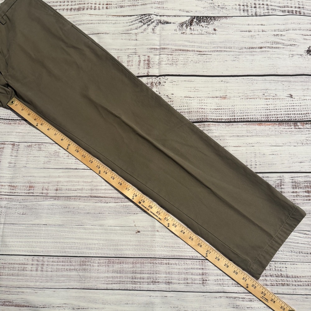 Banana Republic Straight Fit Gavin Chino Pants Brown Men's 34x34 (Fits 34x32) - Picture 11 of 16